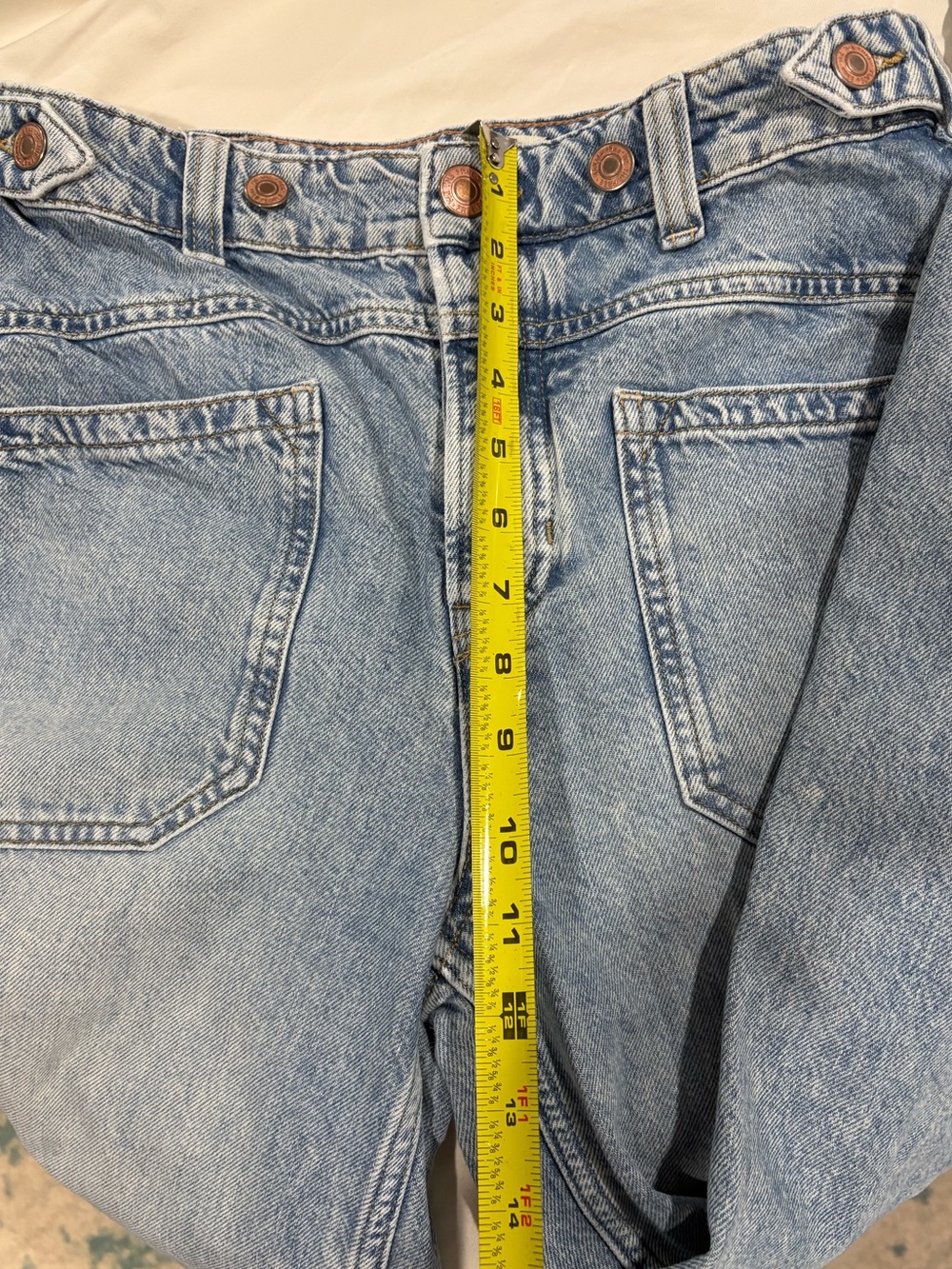 Free People We The Free Palmer Cuffed Jeans - Picture 9 of 10